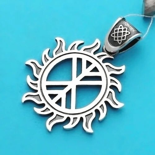 Slavic tree of Life pendant sterling Silver Tree Sign sign Kolovrat Sun Pagan jewelry Slavic guard pendant Gift for Her Lada goddess pendant